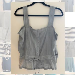 Babydoll tank light blue